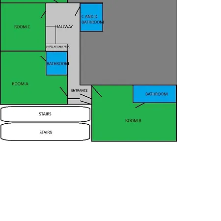 Apartment 4 Bedroom Old Town - 3 Bathrooms